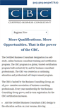 Mobile Screenshot of businessconsultantcertification.com